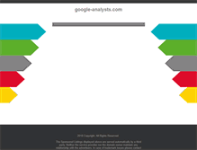 Tablet Screenshot of compare.google-analysts.com
