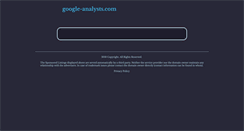 Desktop Screenshot of googlebot-last-access.google-analysts.com