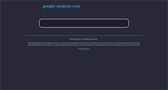 Desktop Screenshot of google-analysts.com